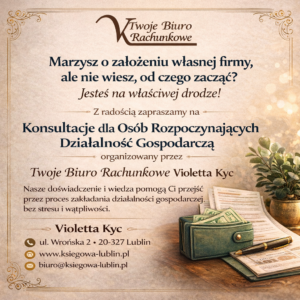 biuro rachunkowe lublin działalność gospodarcza,  porady księgowe Lublin