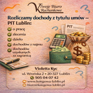 biuro rachunkowe lublin pit działalność gospodarcza